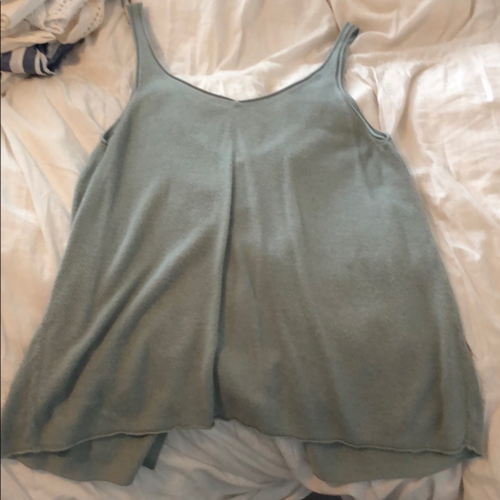 Lululemon sweater tank- split back